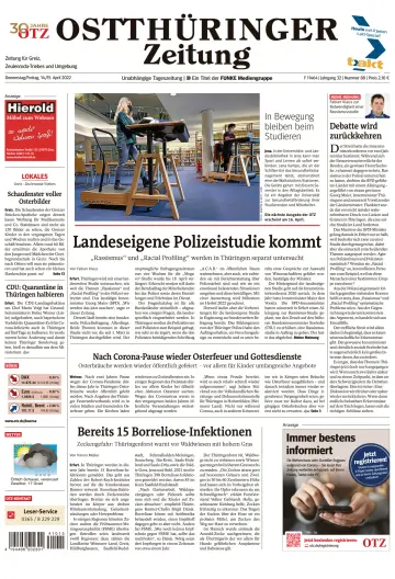 Ostthüringer Zeitung (Zeulenroda-Triebes) - 14 Apr 2022
