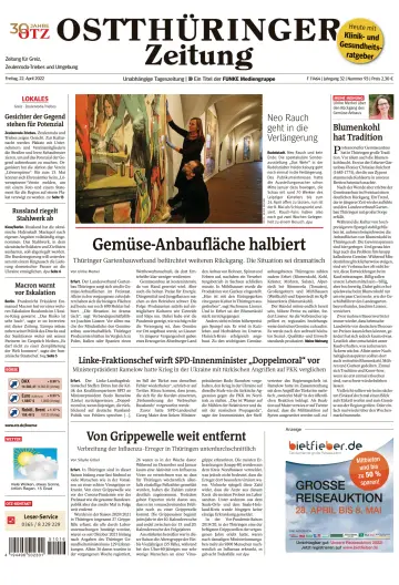 Ostthüringer Zeitung (Zeulenroda-Triebes) - 22 Apr 2022