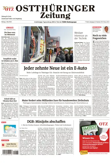 Ostthüringer Zeitung (Zeulenroda-Triebes) - 2 May 2022