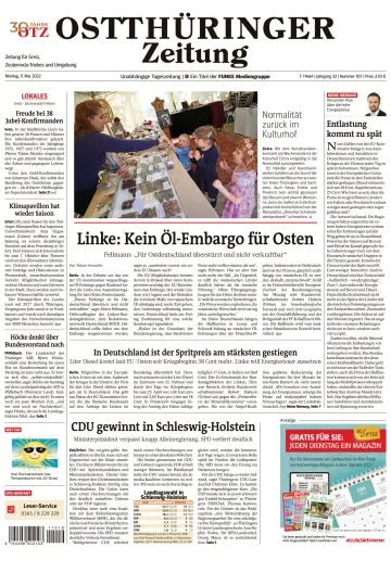 Ostthüringer Zeitung (Zeulenroda-Triebes) - 9 May 2022