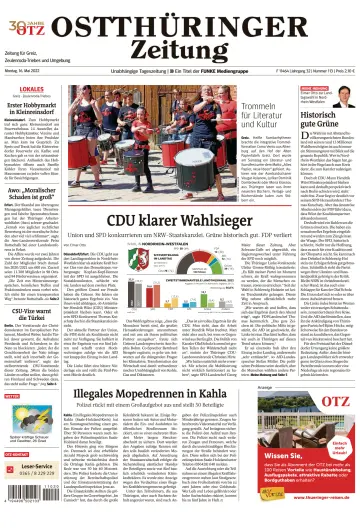 Ostthüringer Zeitung (Zeulenroda-Triebes) - 16 May 2022