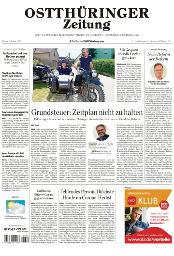 Ostthüringer Zeitung (Zeulenroda-Triebes) - 8 Aug 2022