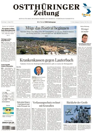 Ostthüringer Zeitung (Zeulenroda-Triebes) - 11 Aug 2022