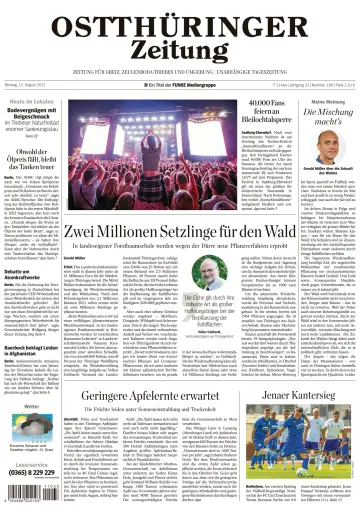 Ostthüringer Zeitung (Zeulenroda-Triebes) - 15 Aug 2022