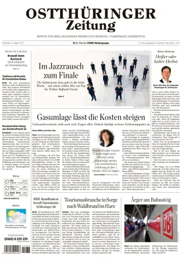 Ostthüringer Zeitung (Zeulenroda-Triebes) - 16 Aug 2022