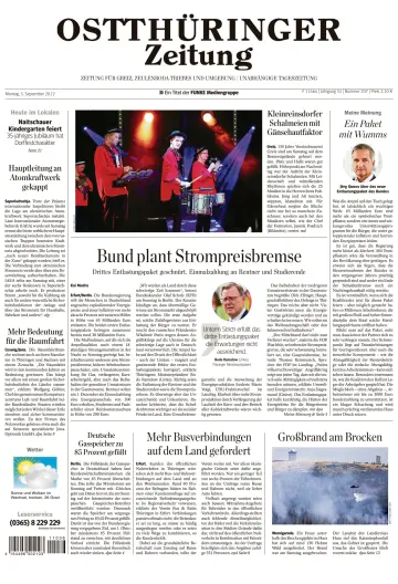 Ostthüringer Zeitung (Zeulenroda-Triebes) - 5 Sep 2022