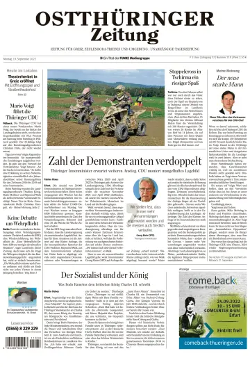Ostthüringer Zeitung (Zeulenroda-Triebes) - 19 Sep 2022
