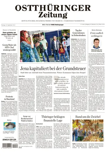 Ostthüringer Zeitung (Zeulenroda-Triebes) - 26 Sep 2022