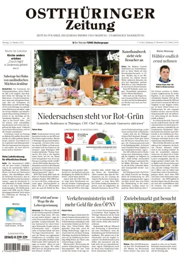 Ostthüringer Zeitung (Zeulenroda-Triebes) - 10 Oct 2022