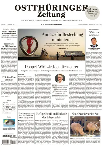 Ostthüringer Zeitung (Zeulenroda-Triebes) - 15 Nov 2022