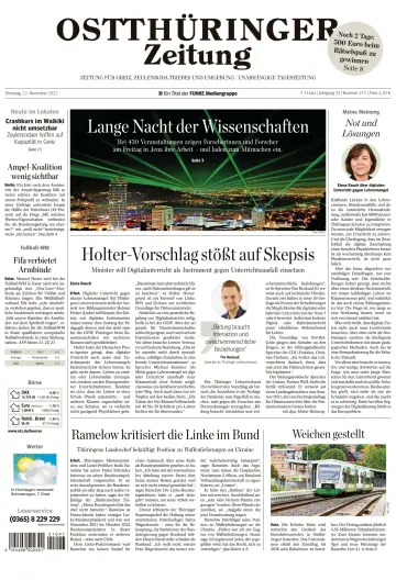 Ostthüringer Zeitung (Zeulenroda-Triebes) - 22 Nov 2022
