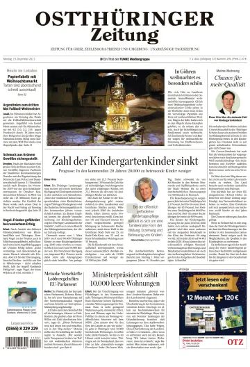 Ostthüringer Zeitung (Zeulenroda-Triebes) - 19 Dec 2022