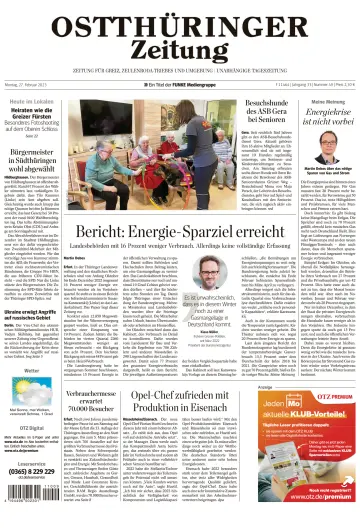 Ostthüringer Zeitung (Zeulenroda-Triebes) - 27 Feb 2023