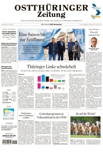 Ostthüringer Zeitung (Zeulenroda-Triebes) - 27 Apr 2023