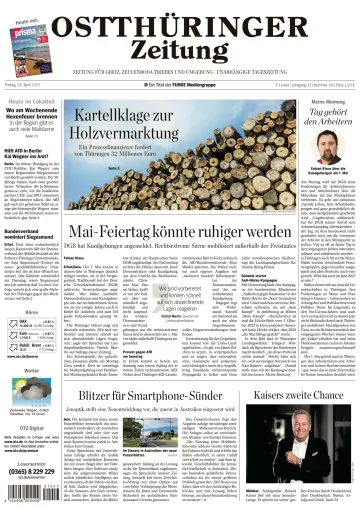Ostthüringer Zeitung (Zeulenroda-Triebes) - 28 Apr 2023