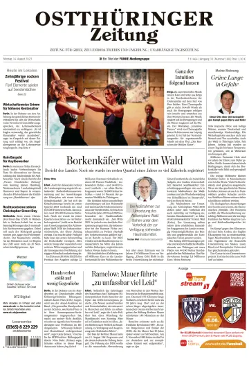 Ostthüringer Zeitung (Zeulenroda-Triebes) - 14 Aug 2023