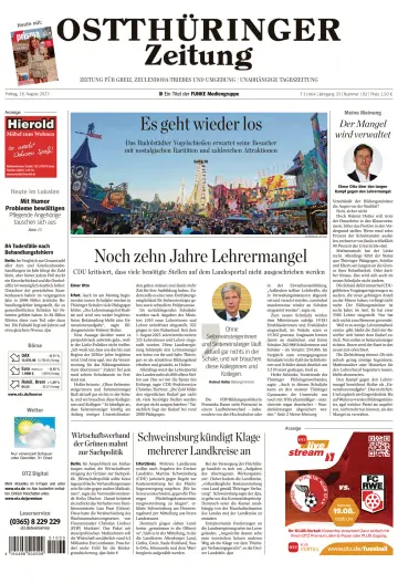 Ostthüringer Zeitung (Zeulenroda-Triebes) - 18 Aug 2023