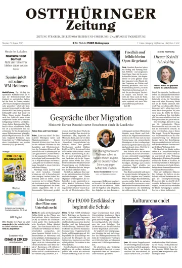 Ostthüringer Zeitung (Zeulenroda-Triebes) - 21 Aug 2023