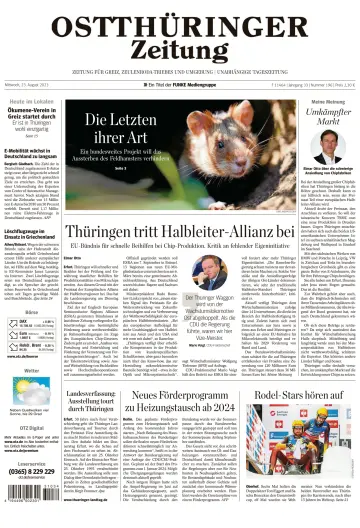 Ostthüringer Zeitung (Zeulenroda-Triebes) - 23 Aug 2023