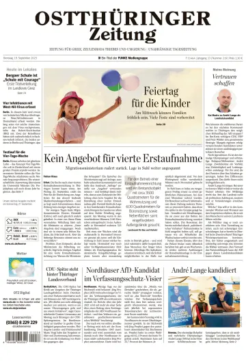 Ostthüringer Zeitung (Zeulenroda-Triebes) - 19 Sep 2023
