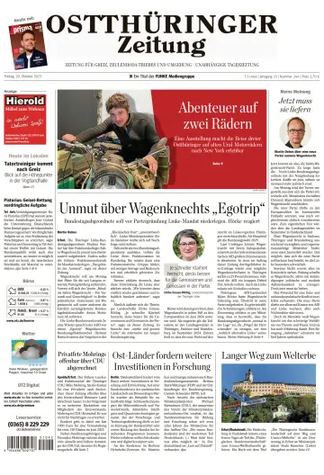 Ostthüringer Zeitung (Zeulenroda-Triebes) - 20 Oct 2023