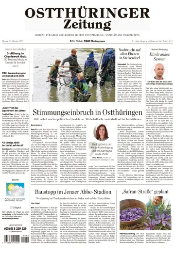 Ostthüringer Zeitung (Zeulenroda-Triebes) - 23 Oct 2023