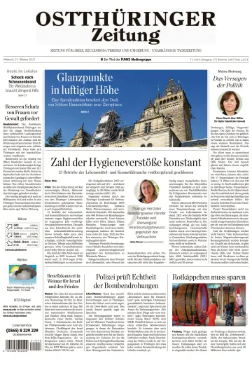 Ostthüringer Zeitung (Zeulenroda-Triebes) - 25 Oct 2023