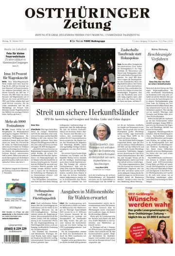 Ostthüringer Zeitung (Zeulenroda-Triebes) - 30 Oct 2023