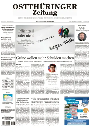 Ostthüringer Zeitung (Zeulenroda-Triebes) - 22 Nov 2023