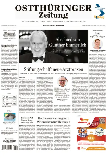 Ostthüringer Zeitung (Zeulenroda-Triebes) - 21 Dec 2023