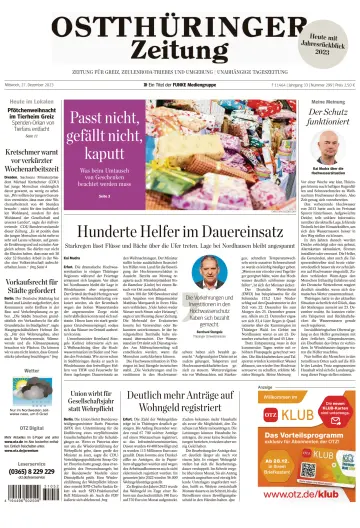 Ostthüringer Zeitung (Zeulenroda-Triebes) - 27 Dec 2023