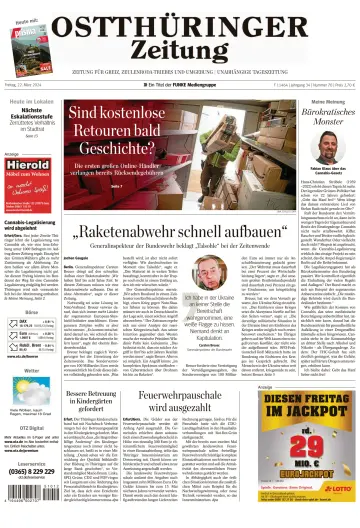Ostthüringer Zeitung (Zeulenroda-Triebes) - 22 Mar 2024