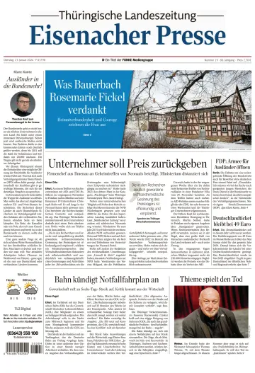 Thüringische Landeszeitung (Eisenach) - 23 Jan 2024