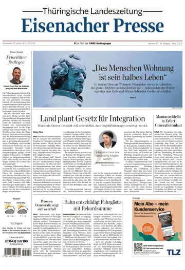 Thüringische Landeszeitung (Eisenach) - 27 Jan 2024