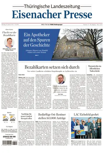 Thüringische Landeszeitung (Eisenach) - 30 Jan 2024