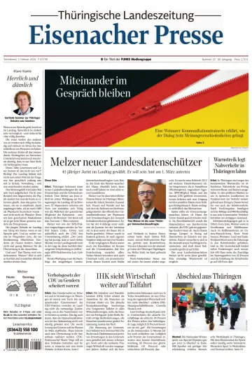 Thüringische Landeszeitung (Eisenach) - 3 Feb 2024