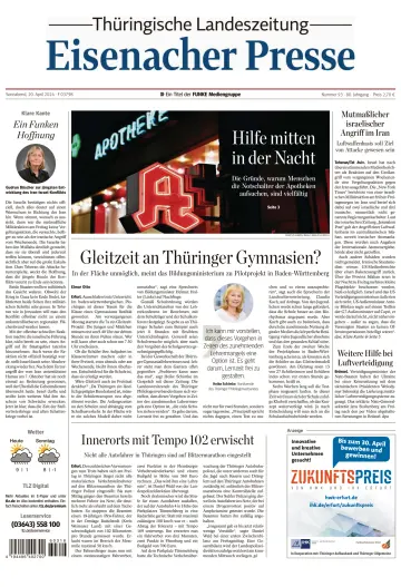 Thüringische Landeszeitung (Eisenach) - 20 四月 2024