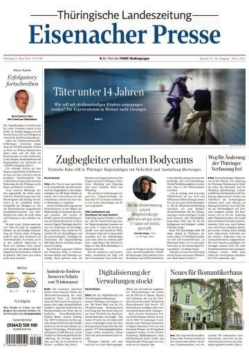 Thüringische Landeszeitung (Eisenach) - 23 四月 2024