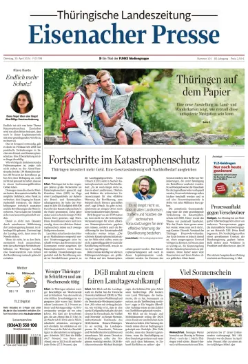 Thüringische Landeszeitung (Eisenach) - 30 4月 2024