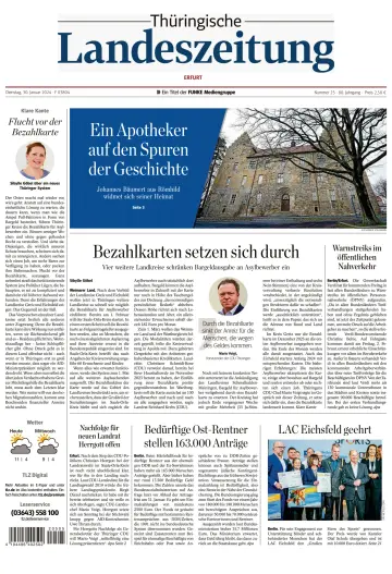 Thüringische Landeszeitung (Erfurt) - 30 Jan 2024