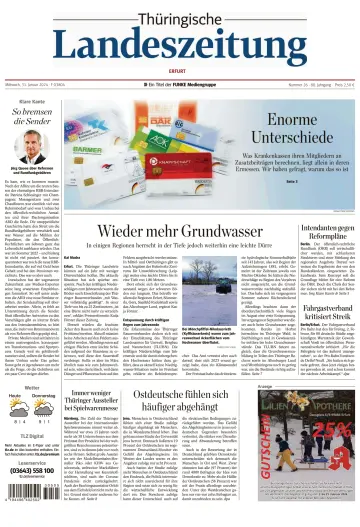Thüringische Landeszeitung (Erfurt) - 31 Jan 2024