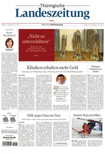 Thüringische Landeszeitung (Erfurt) - 14 Feb 2024