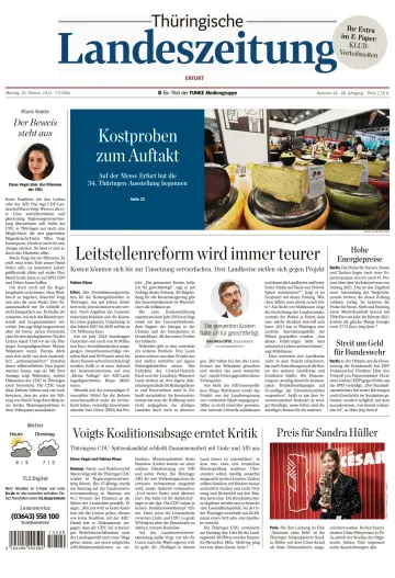 Thüringische Landeszeitung (Erfurt) - 26 Feb 2024