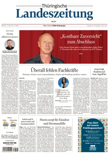 Thüringische Landeszeitung (Erfurt) - 17 Aib 2024