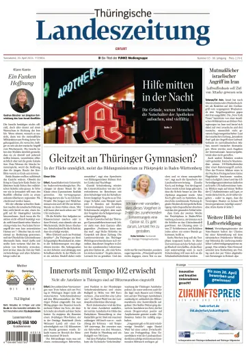 Thüringische Landeszeitung (Erfurt) - 20 апр. 2024