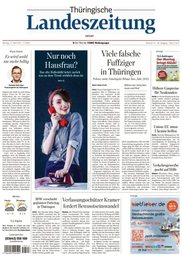 Thüringische Landeszeitung (Erfurt) - 22 4월 2024