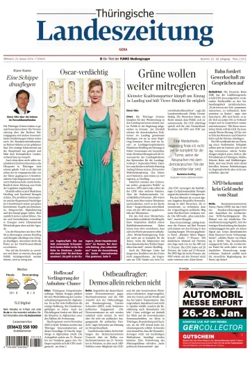 Thüringische Landeszeitung (Gera) - 24 Jan 2024