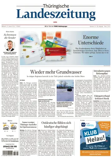 Thüringische Landeszeitung (Gera) - 31 Jan 2024