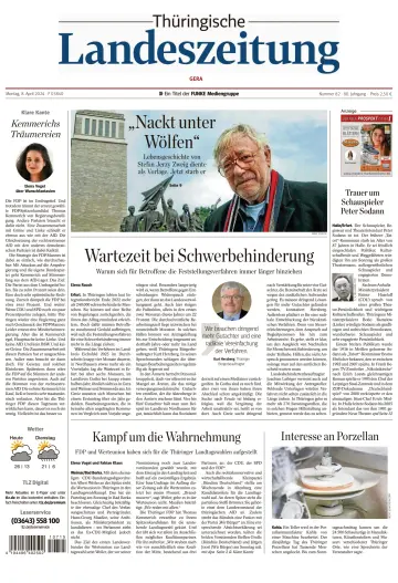 Thüringische Landeszeitung (Gera) - 08 4월 2024
