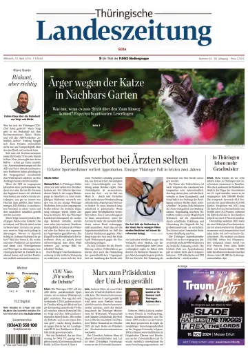 Thüringische Landeszeitung (Gera) - 10 4월 2024